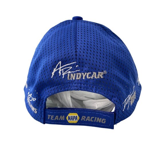 Napa Racing Adjustable Hat One Size Mesh Team Nascar Cup Blue White Athleisure - Picture 4 of 9